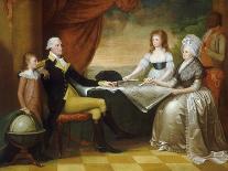 The Washington Family, 1789-1796-Edward Savage-Mounted Giclee Print