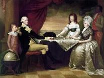 The Washington Family, 1789-1796-Edward Savage-Mounted Giclee Print