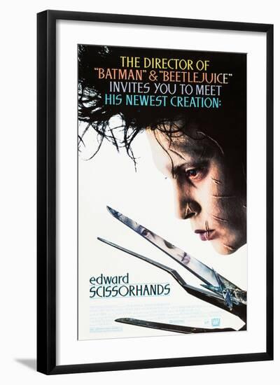 EDWARD SCISSORHANDS [1990], directed by TIM BURTON.-null-Framed Photographic Print