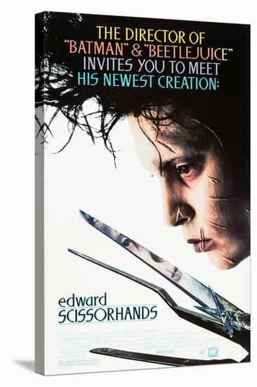 EDWARD SCISSORHANDS [1990], directed by TIM BURTON.-null-Stretched Canvas