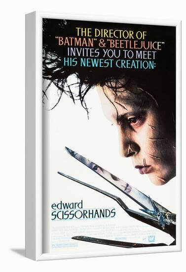 EDWARD SCISSORHANDS [1990], directed by TIM BURTON.-null-Framed Photographic Print