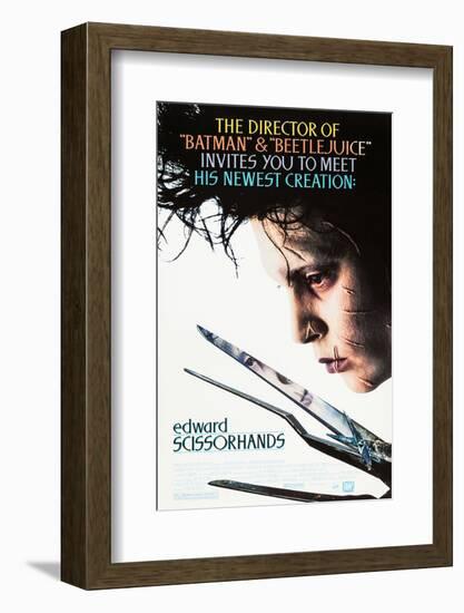 EDWARD SCISSORHANDS [1990], directed by TIM BURTON.-null-Framed Photographic Print