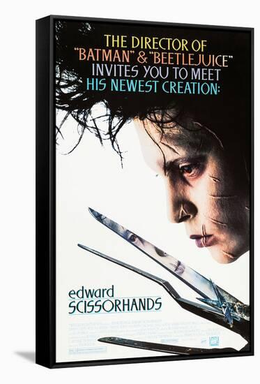 EDWARD SCISSORHANDS [1990], directed by TIM BURTON.-null-Framed Stretched Canvas