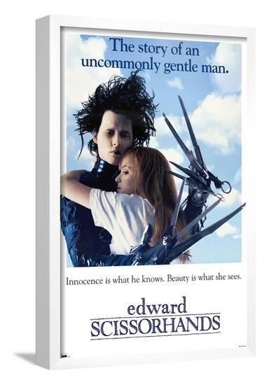 Edward Scissorhands - Gentle Man Premium Poster--Framed Poster