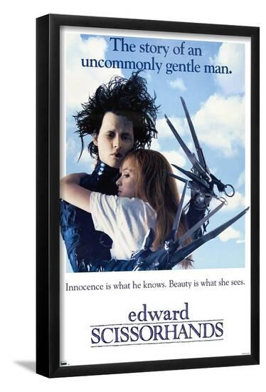 Edward Scissorhands - Gentle Man Premium Poster--Framed Poster