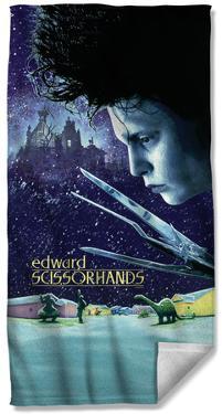 Movies By Actor Beach Towels At Allposters Edward Scissorhands Movie Poster Beach Towel