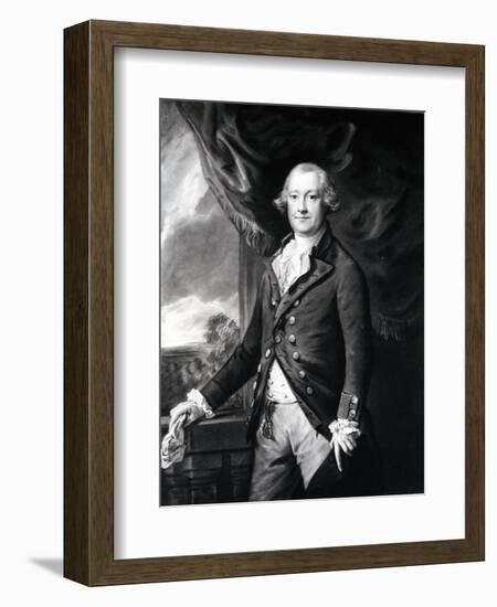 Edward Smith Stanley, 12th Earl of Derby-Thomas Gainsborough-Framed Giclee Print