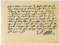 Letter from Grant, as Edward Spenser to One Mchenry, C1589-Edward Spenser-Giclee Print