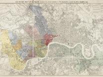 Sketch Map Of the London Postal District-Edward Stanford-Stretched Canvas