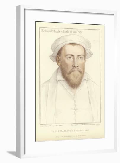 Edward Stanley, Earl of Derby-Hans Holbein the Younger-Framed Giclee Print