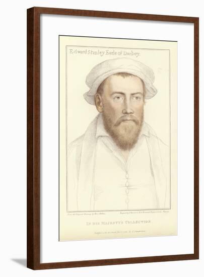 Edward Stanley, Earl of Derby-Hans Holbein the Younger-Framed Giclee Print