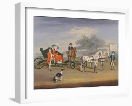 Edward Stratford, 2nd Earl of Aldborough, and His Wife, Anne Elizabeth-Francis Sartorius-Framed Giclee Print