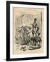 'Edward the Black Prince, conducting his Prisoner', c1860, (c1860)-John Leech-Framed Giclee Print