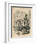 'Edward the Black Prince, conducting his Prisoner', c1860, (c1860)-John Leech-Framed Giclee Print