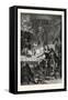 Edward the Black Prince Serves His Prisoner John of France-null-Framed Stretched Canvas