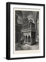 Edward the Confessor's Shrine, Westminster Abbey, London, UK, 19th Century-null-Framed Giclee Print