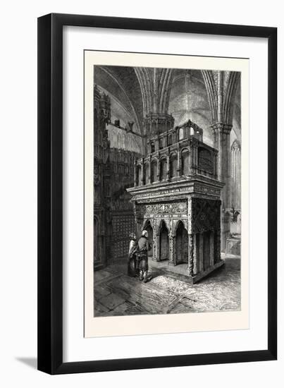 Edward the Confessor's Shrine, Westminster Abbey, London, UK-null-Framed Giclee Print