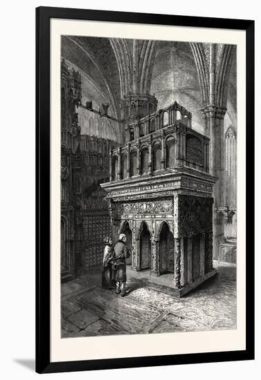 Edward the Confessor's Shrine, Westminster Abbey, London, UK-null-Framed Giclee Print