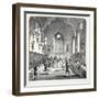 Edward the First and Queen Eleanor Keeping their Christmas at Conway Castle, Pub. 19th Century-null-Framed Giclee Print