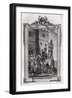 Edward the Martyr Stabbed by Order of Elfrida, 978 Ad-J Hall-Framed Giclee Print