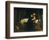 Edward V (1470-83) and Richard, Duke of York in the Tower (Les Enfants D'Edouard) 1830-Hippolyte Delaroche-Framed Giclee Print