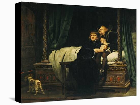 Edward V (1470-83) and Richard, Duke of York in the Tower (Les Enfants D'Edouard) 1830-Hippolyte Delaroche-Stretched Canvas