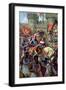 Edward V Rides into London with Duke Richard, 1483-CI De Lacy-Framed Giclee Print