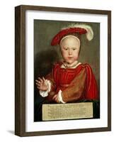 Edward Vi as a Child, C. 1538-Hans Holbein the Elder-Framed Giclee Print