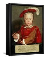 Edward Vi as a Child, C. 1538-Hans Holbein the Elder-Framed Stretched Canvas