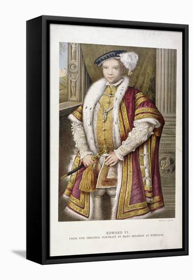 Edward VI, King of England, C1552-Francesco Bartolozzi-Framed Stretched Canvas