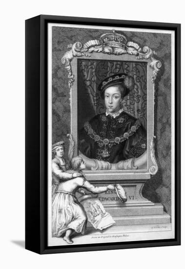 Edward VI, King of England-George Vertue-Framed Stretched Canvas