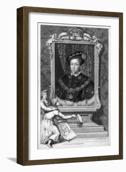 Edward VI, King of England-George Vertue-Framed Giclee Print