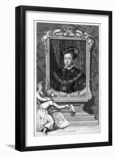 Edward VI, King of England-George Vertue-Framed Giclee Print