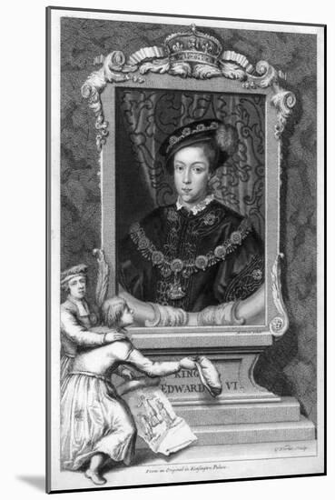 Edward VI, King of England-George Vertue-Mounted Giclee Print