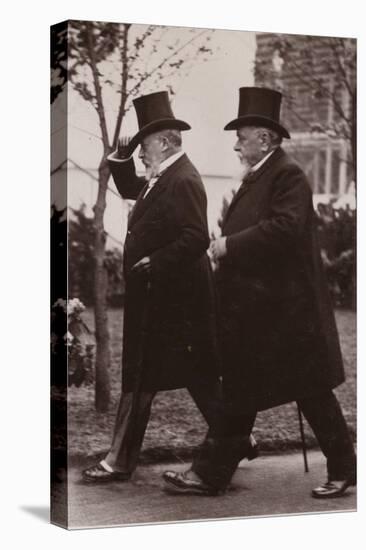 Edward VII and Armand Fallieres-null-Stretched Canvas