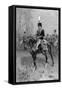 Edward VII as Colonel in Chief of the 10th Hussars, 1902-null-Framed Stretched Canvas