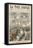 Edward VII at the Paris Opera During His State Visit to France-null-Framed Stretched Canvas
