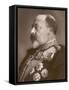 Edward VII British Royalty Head and Shoulders Profile of King-null-Framed Stretched Canvas