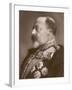 Edward VII British Royalty Head and Shoulders Profile of King-null-Framed Photographic Print