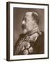 Edward VII British Royalty Head and Shoulders Profile of King-null-Framed Photographic Print