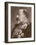 Edward VII British Royalty Head and Shoulders Profile of King-null-Framed Photographic Print