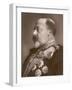 Edward VII British Royalty Head and Shoulders Profile of King-null-Framed Photographic Print