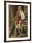 Edward VII British Royalty in His Coronation Robes-null-Framed Photographic Print