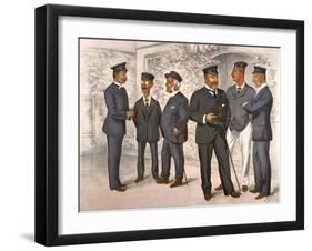 Edward VII, Cowes, Vf 1894-Leslie Ward-Framed Art Print