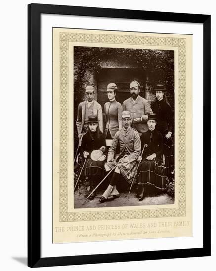 Edward VII, Family C.1883-null-Framed Photographic Print