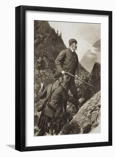 Edward VII, King of the United Kingdom, 1901-Samuel Begg-Framed Giclee Print