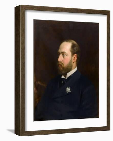 Edward VII, King of the United Kingdom-Michele Gordigiani-Framed Giclee Print