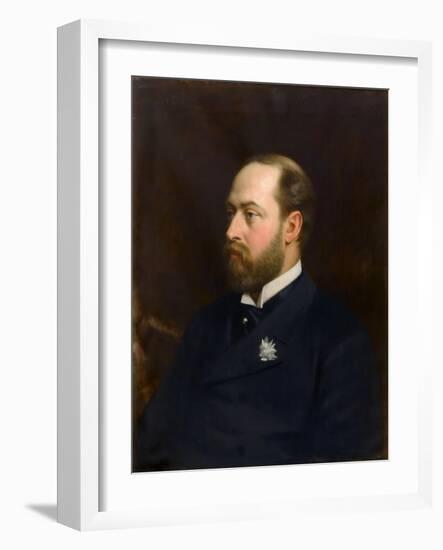 Edward VII, King of the United Kingdom-Michele Gordigiani-Framed Giclee Print