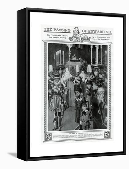 Edward VII Lying-In-State in Westminster Hall-null-Framed Stretched Canvas