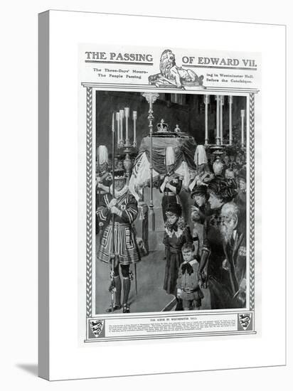 Edward VII Lying-In-State in Westminster Hall-null-Stretched Canvas